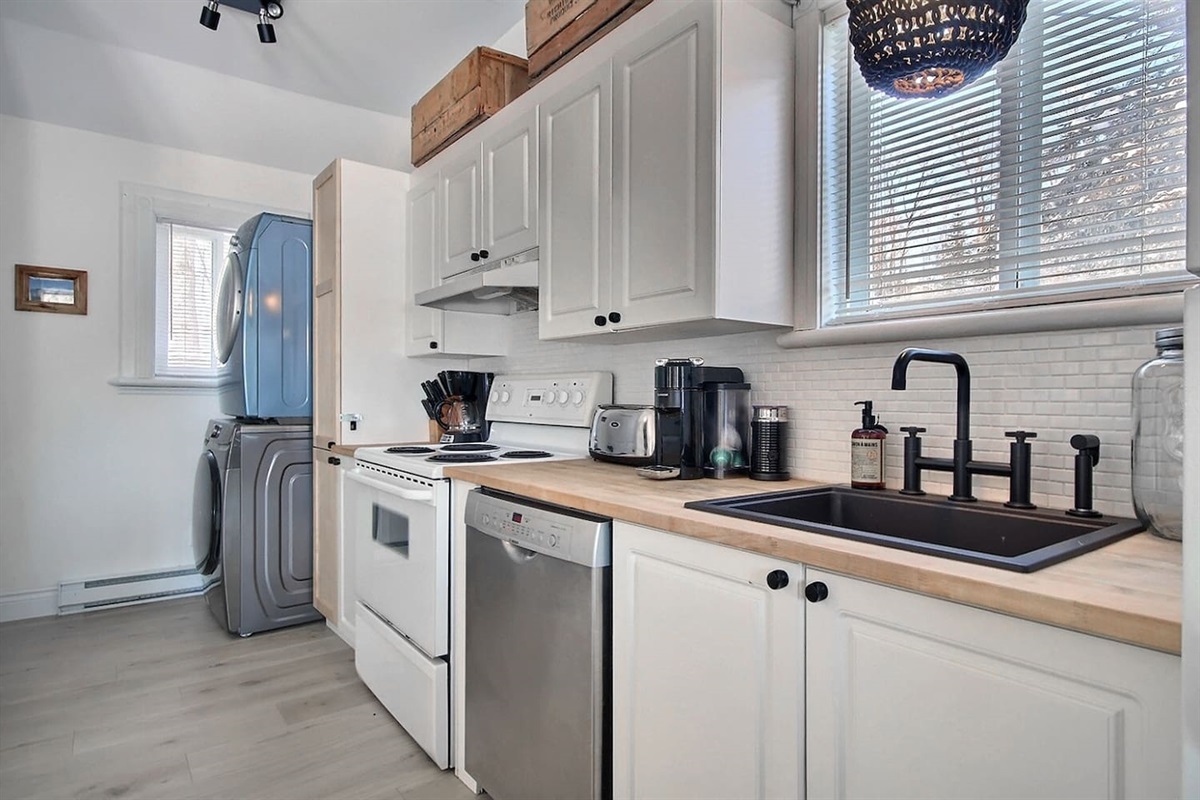 A cozy kitchenette designed for your convenience.