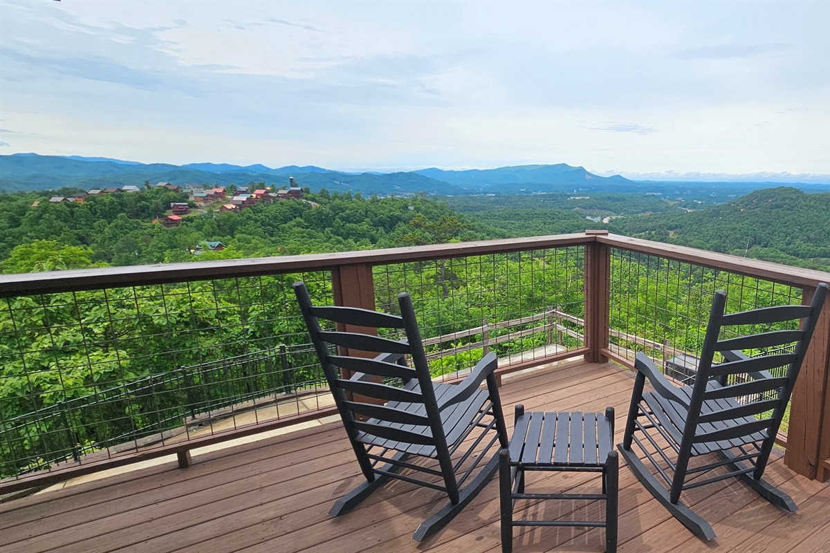  Rocking chairs! Views! Stop. It. The best spot!..Or one of the best spots😉There's quite a few to choose from. 