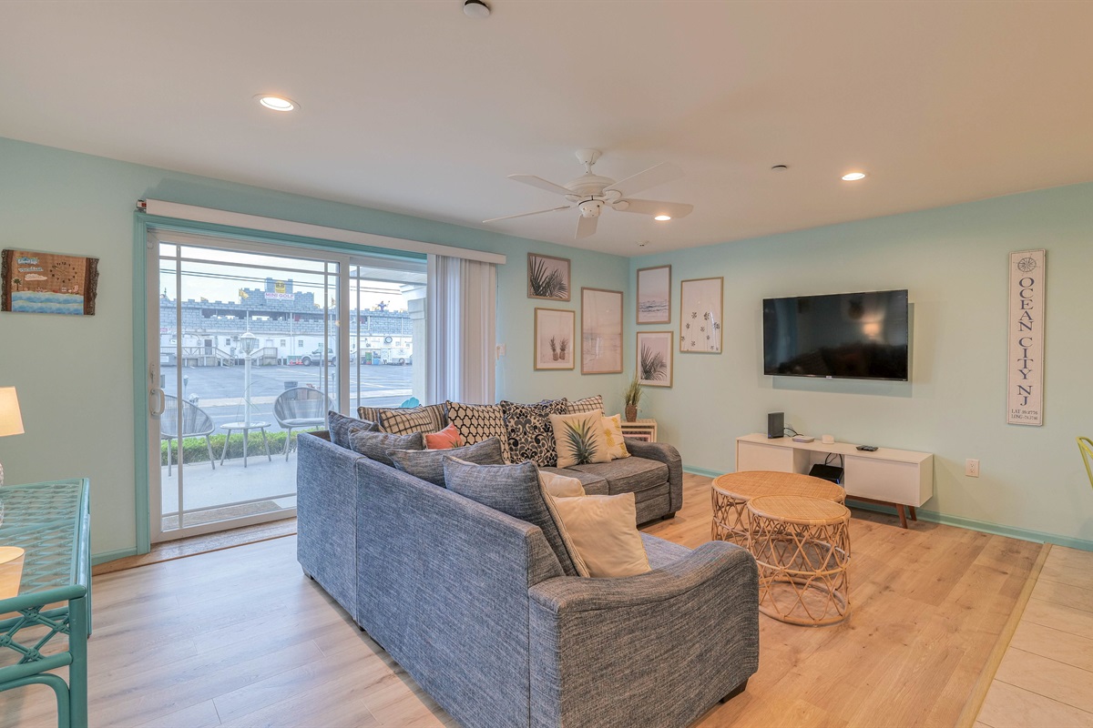 View of the living room area