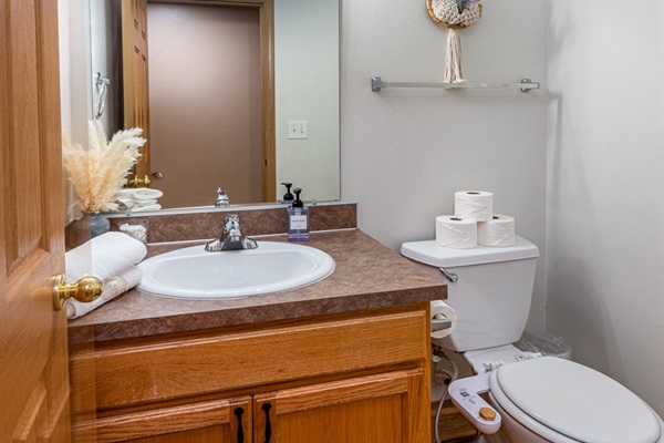 Downstairs half-bath
