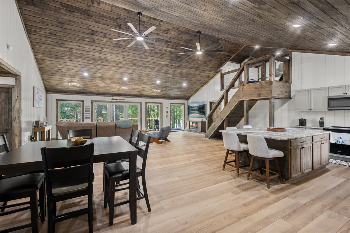 Dining room with seating for 8