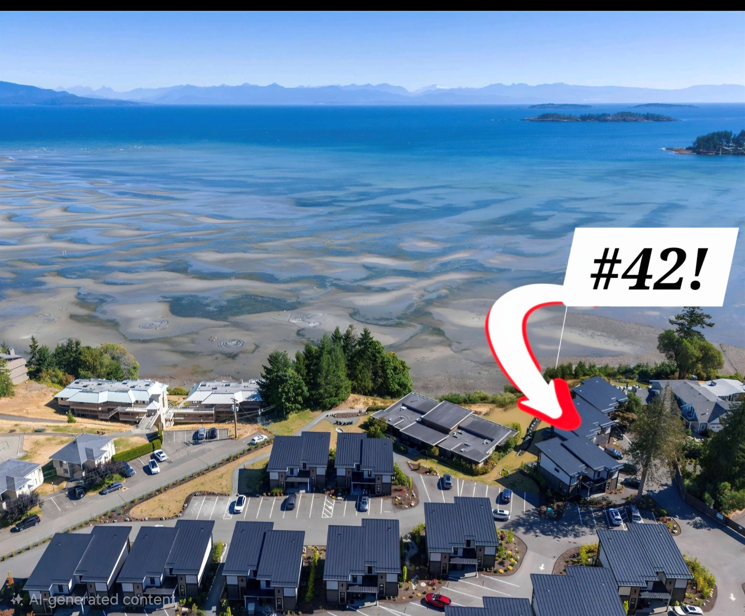 Literally, no one is behind you. Enjoy the waterfront views!