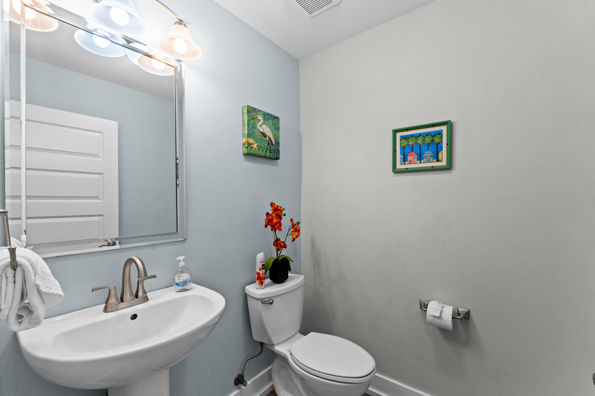 2nd floor half bath