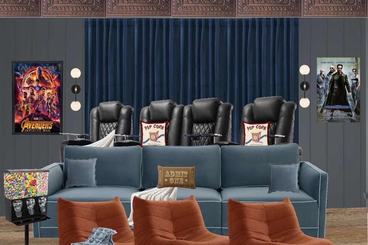 Theater room board (inspiration only not exact)