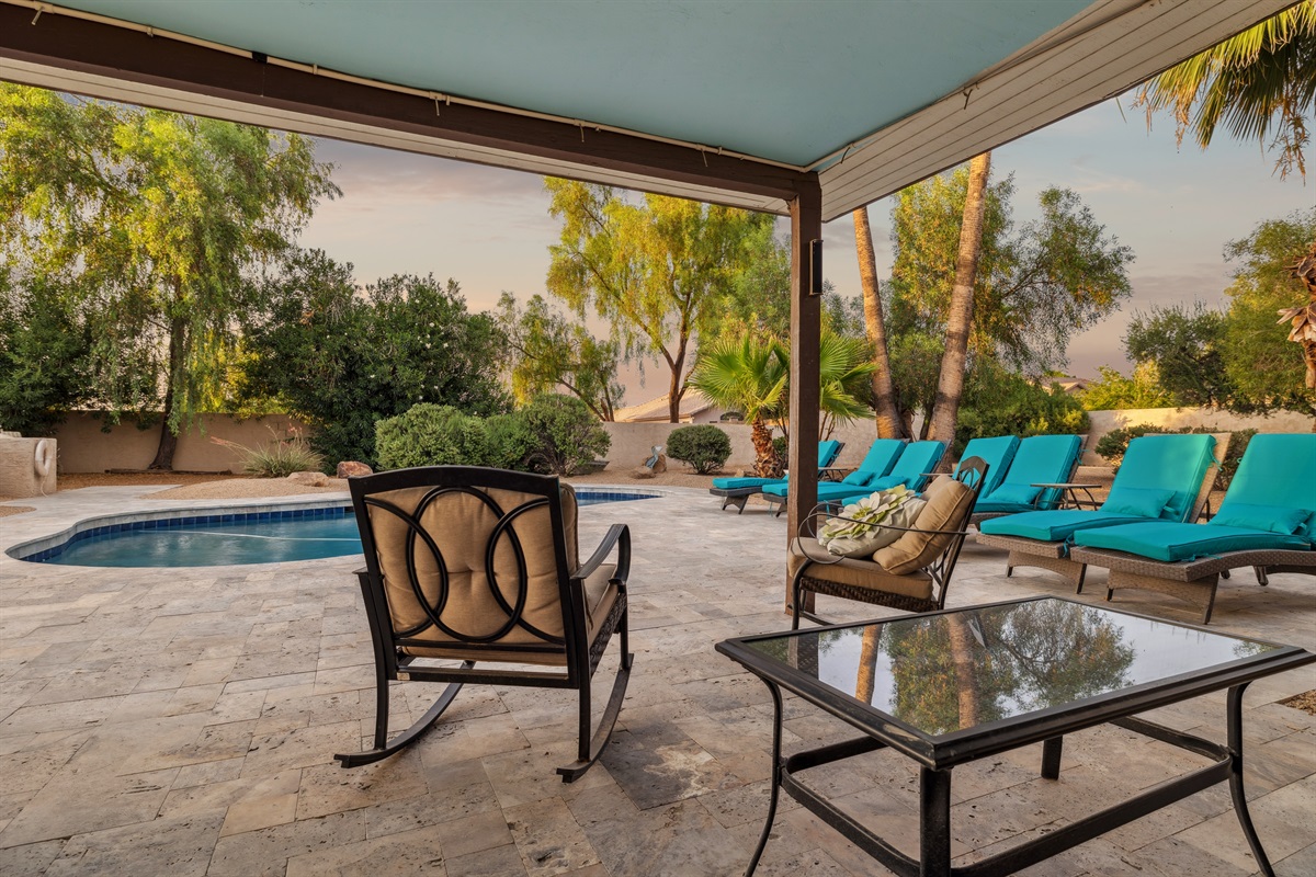 Covered and Uncovered patio