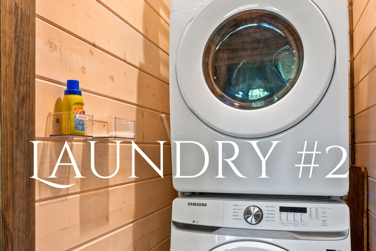 With an additional washer and dryer, keeping everything fresh during your stay is a breeze.