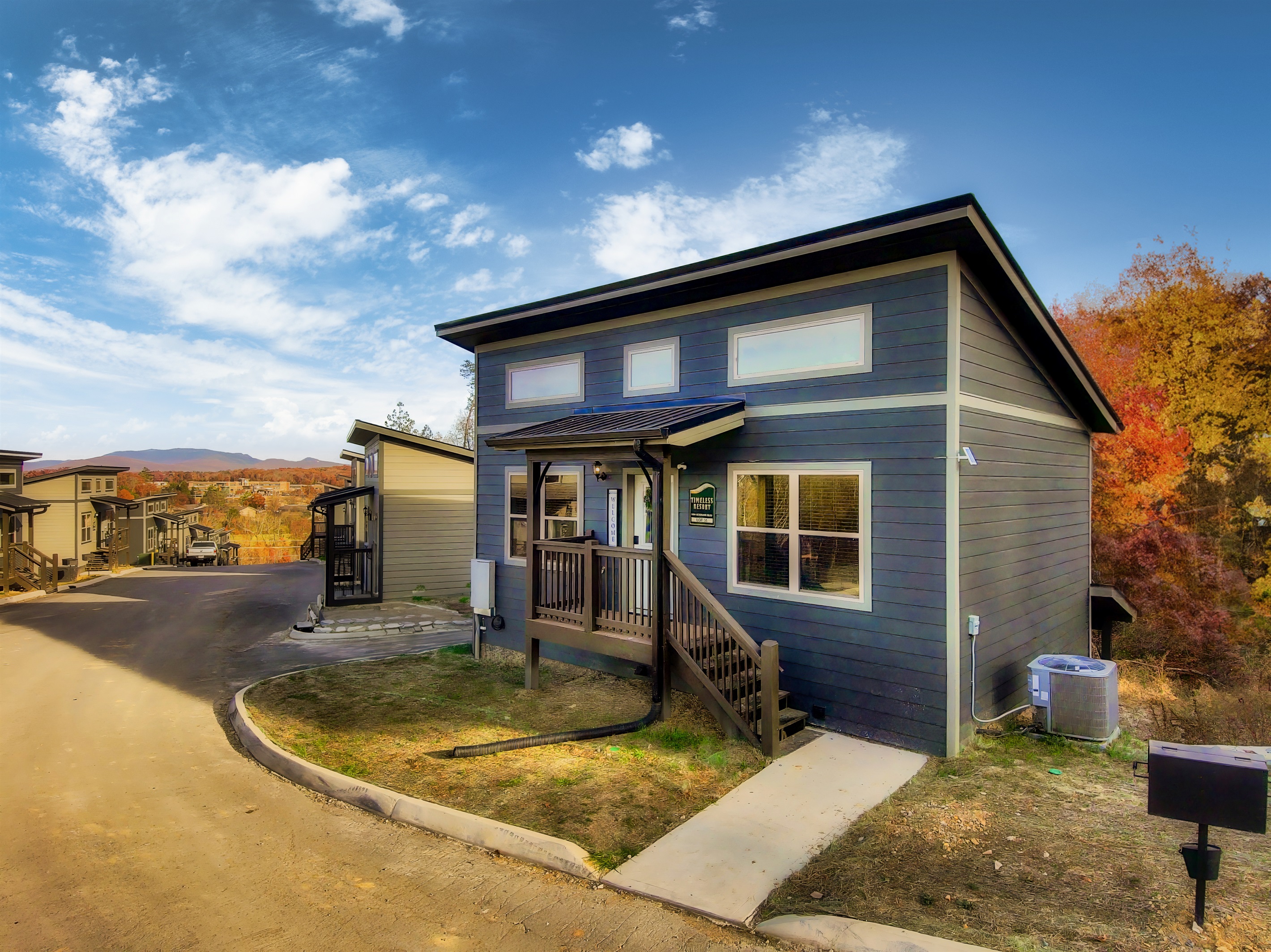 Pull into your private parking spot available next to the cabin, step out, and take in that first deep breath of mountain air the moment your getaway truly begins.