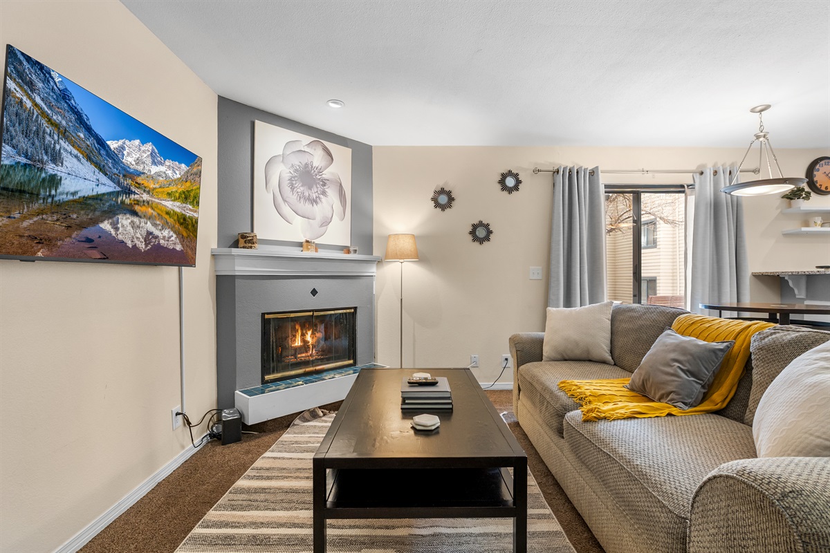 Cozy living room space