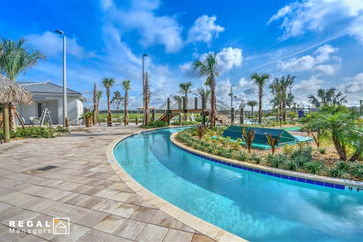 Or you can relax here, in the Lazy River 