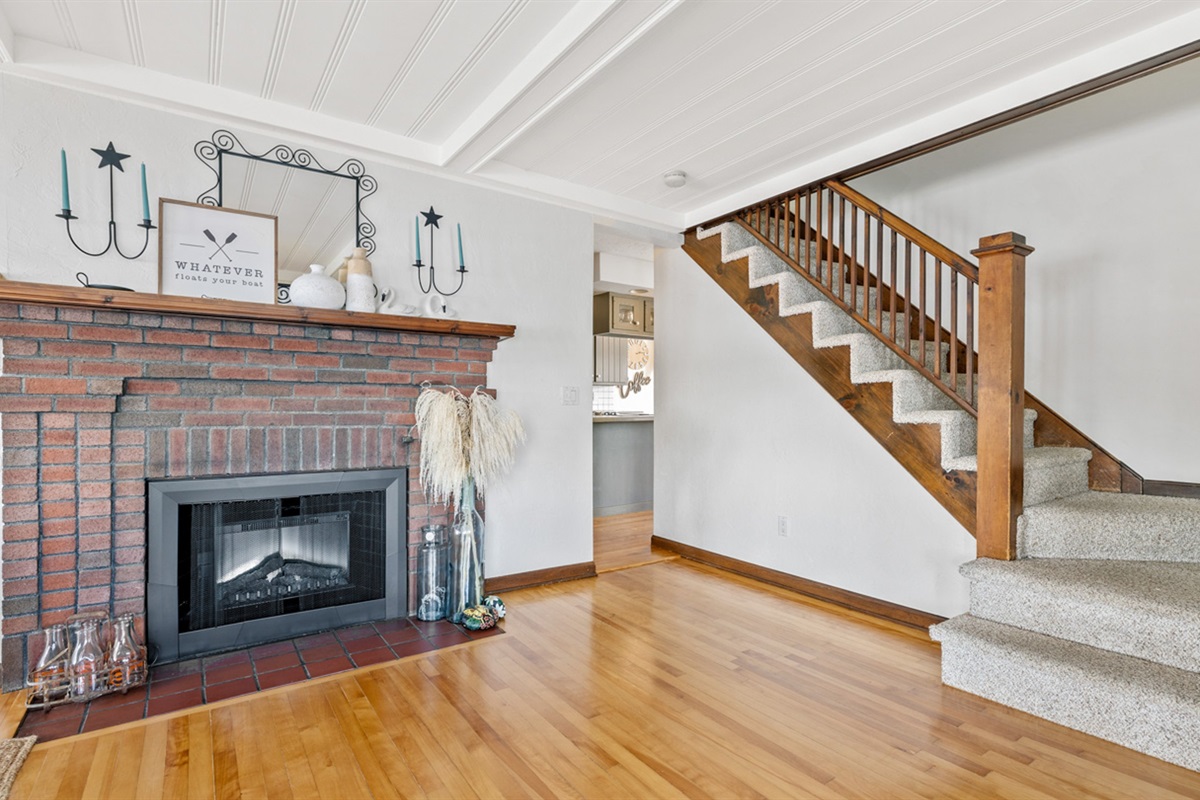 Dining Room and Stairs to Bedrooms on 2nd Floor
