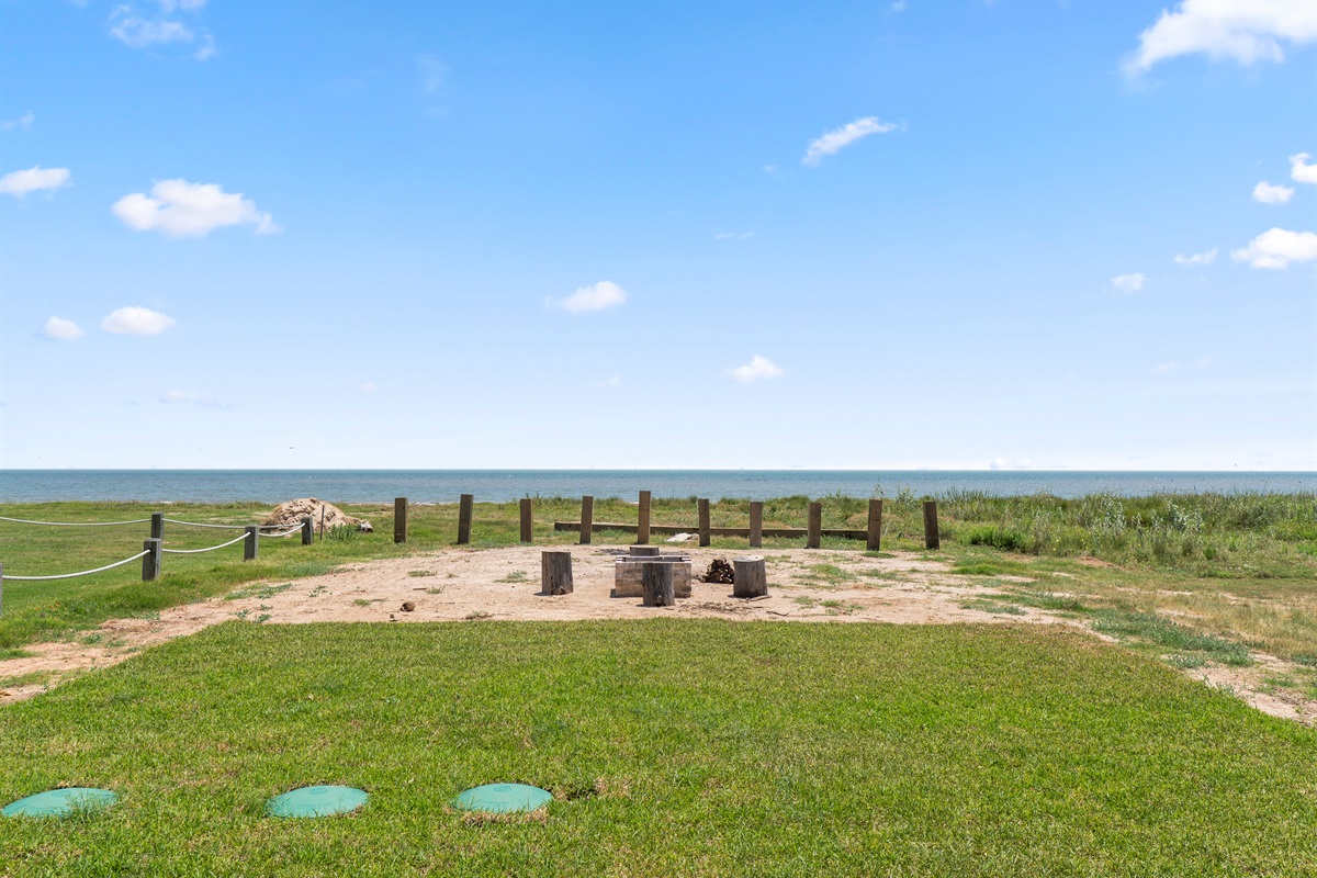 Fire pit area