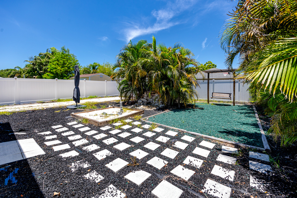 Fenced Back Yard