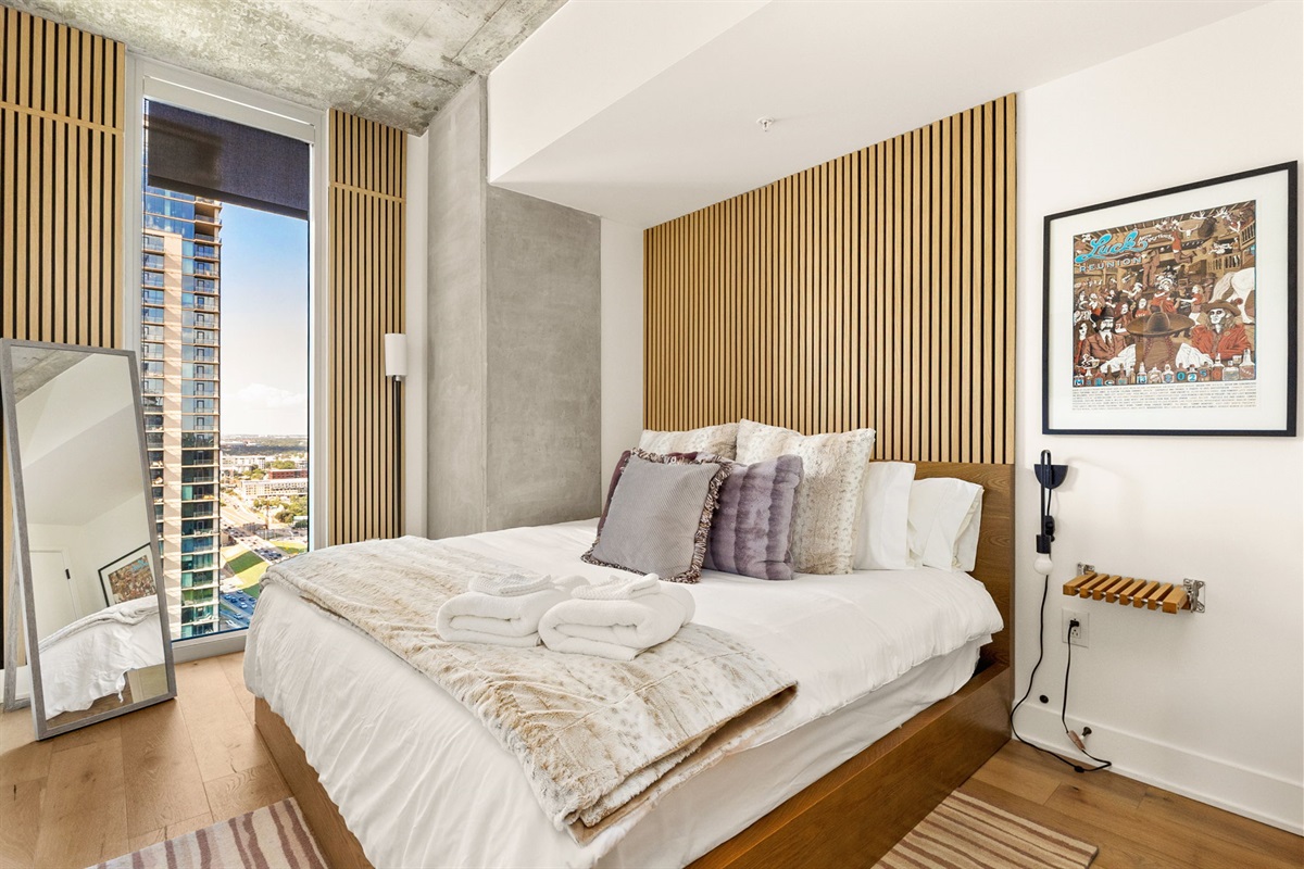 Beautifully designed room with luxury mattress