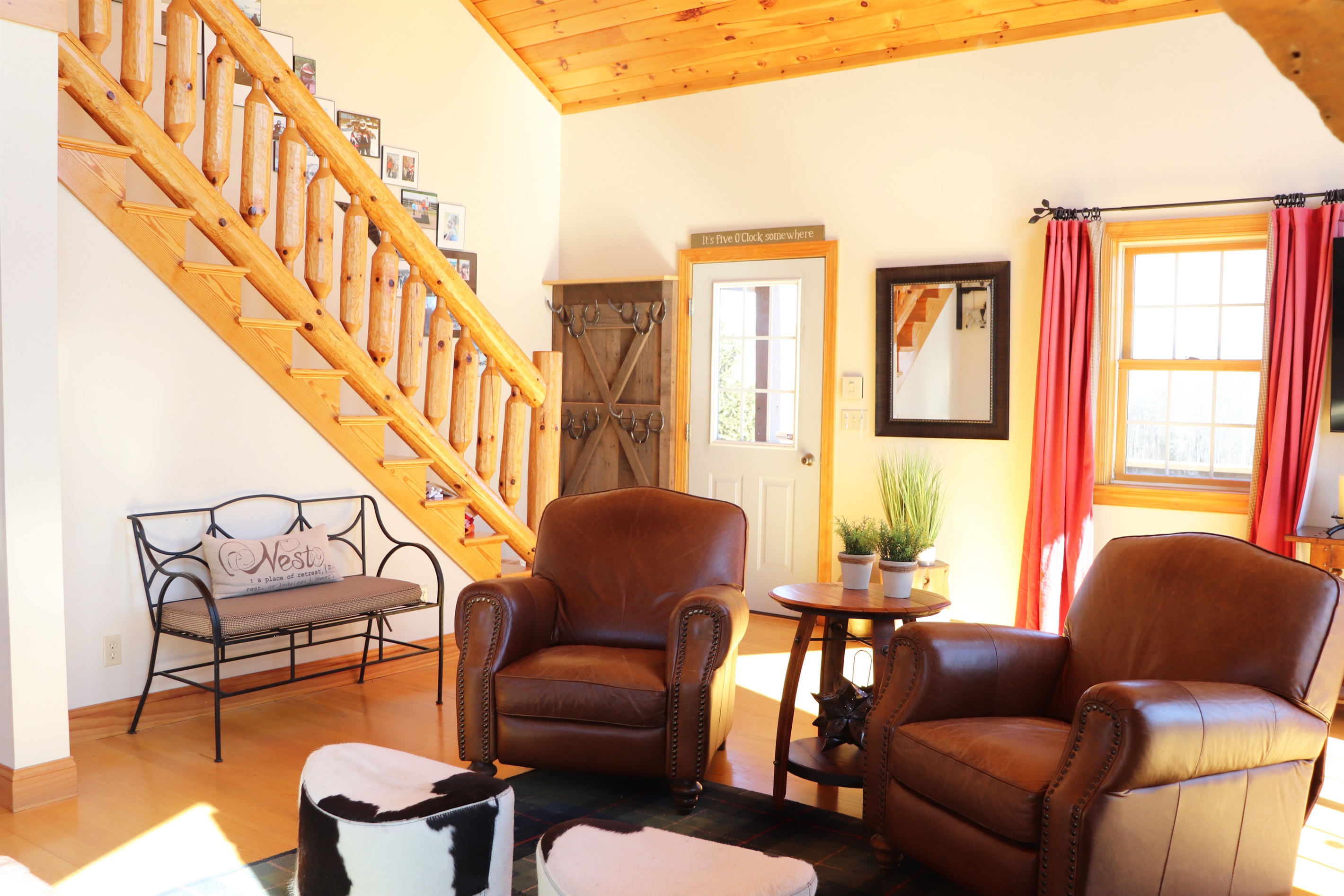 Stairs leading to the master bedroom on 2nd floor.