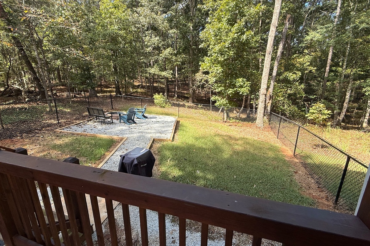 Newly added fenced yard—safe space for kids and pets to run and play.