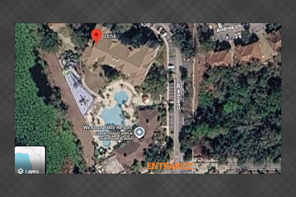 Aerial view of location
