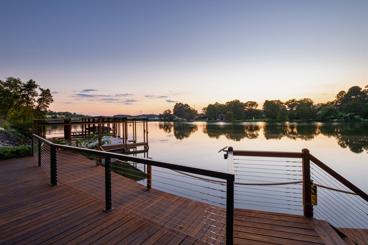 Beautiful views of the lake