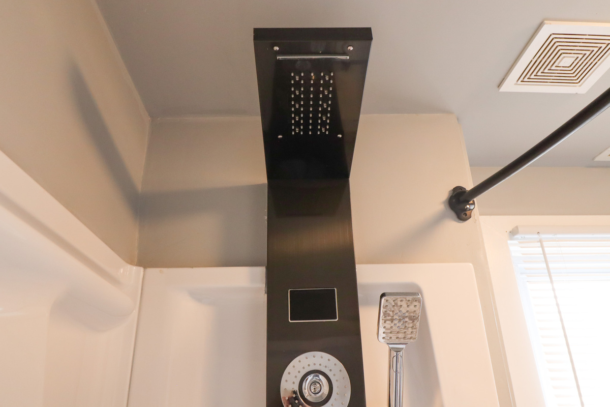 Check out this shower! 