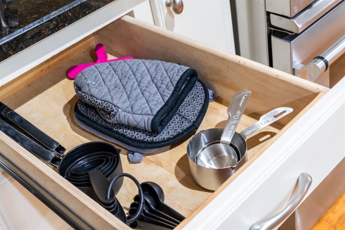 From measuring cups to oven mitts, the essentials are here to make your meal prep a breeze.