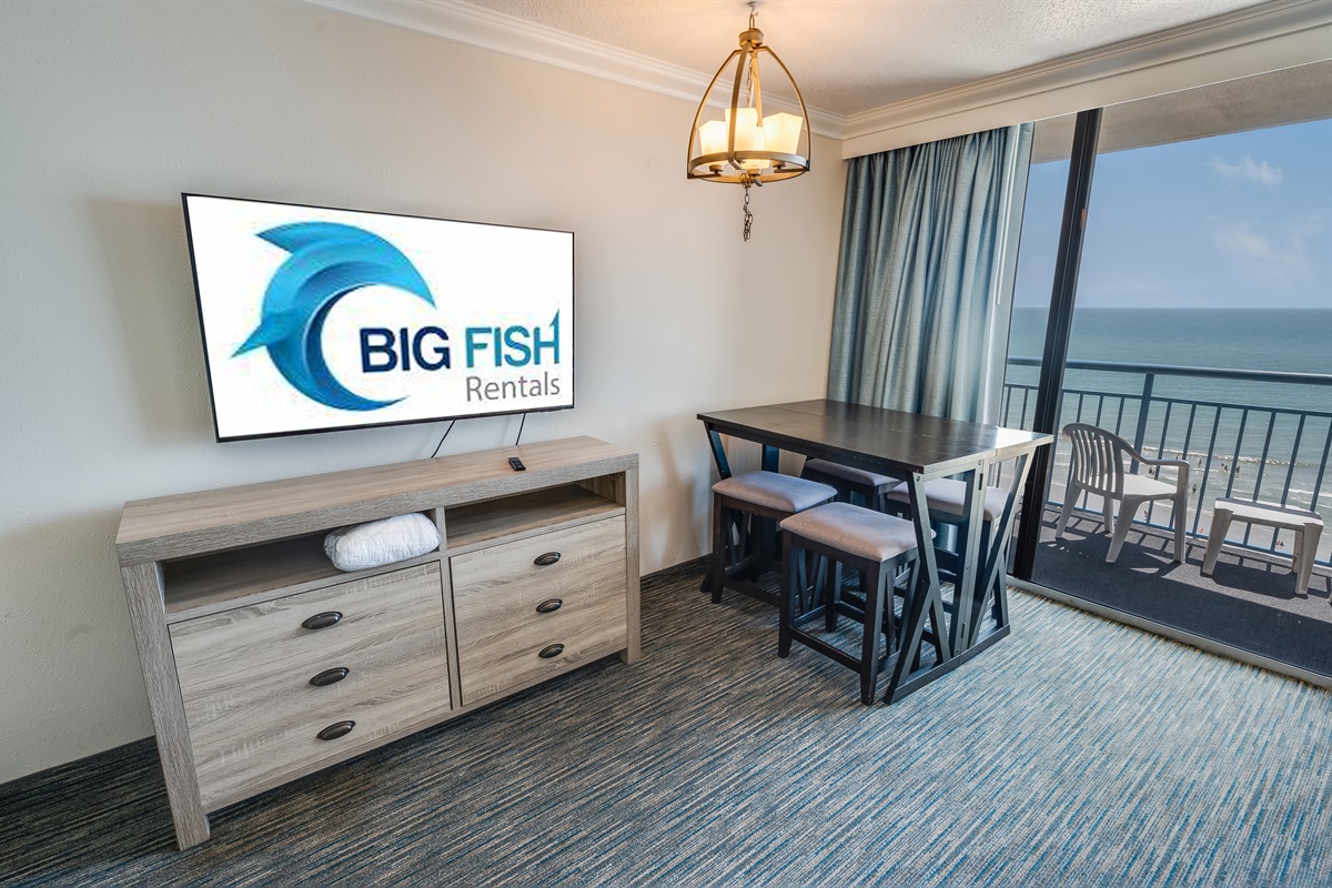 Large Living Area with Amazing Views of the Ocean, Beautifully Decorated