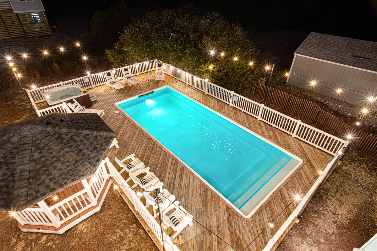 Enjoy your own private hot tub and pool