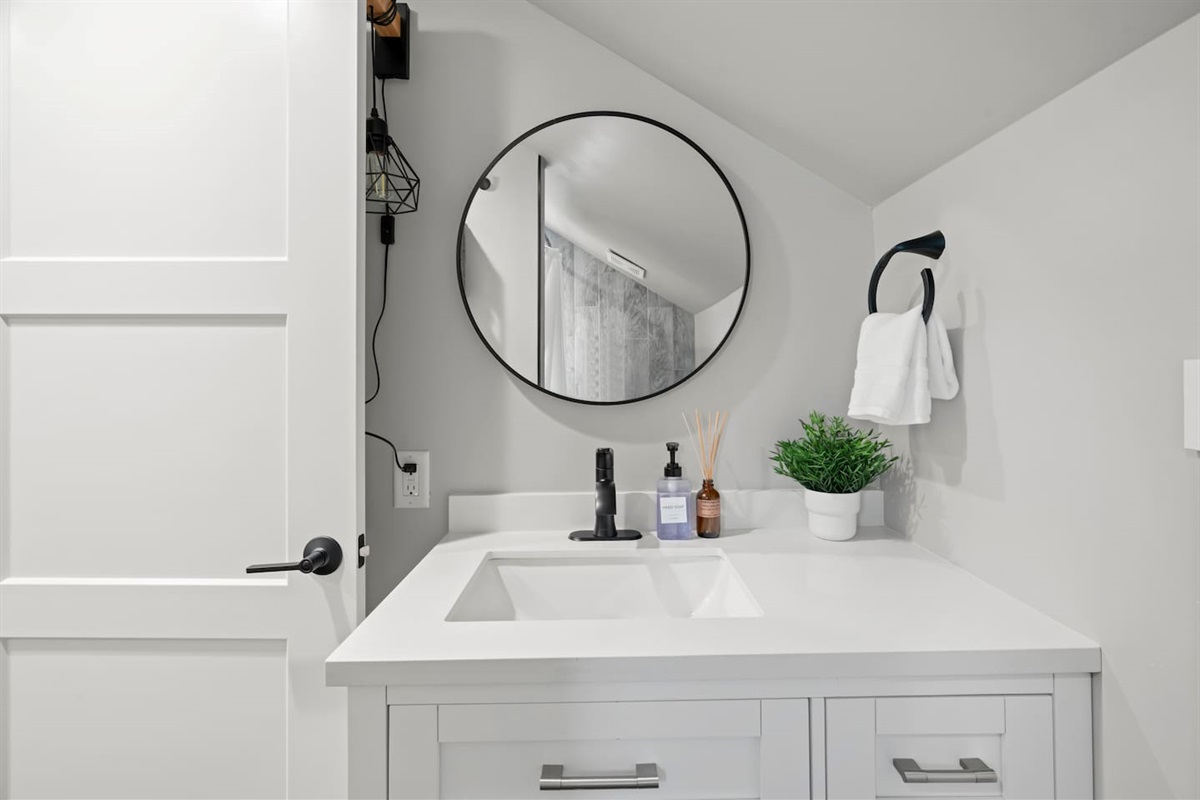 A private en suite off the second bedroom adds comfort and convenience — perfect for couples, friends, or anyone who appreciates a little extra space.