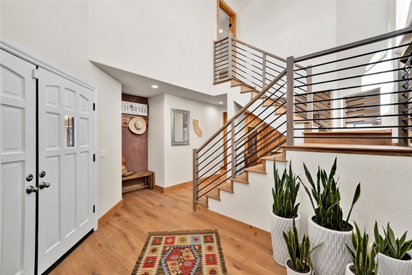 Entry looking toward the stairs