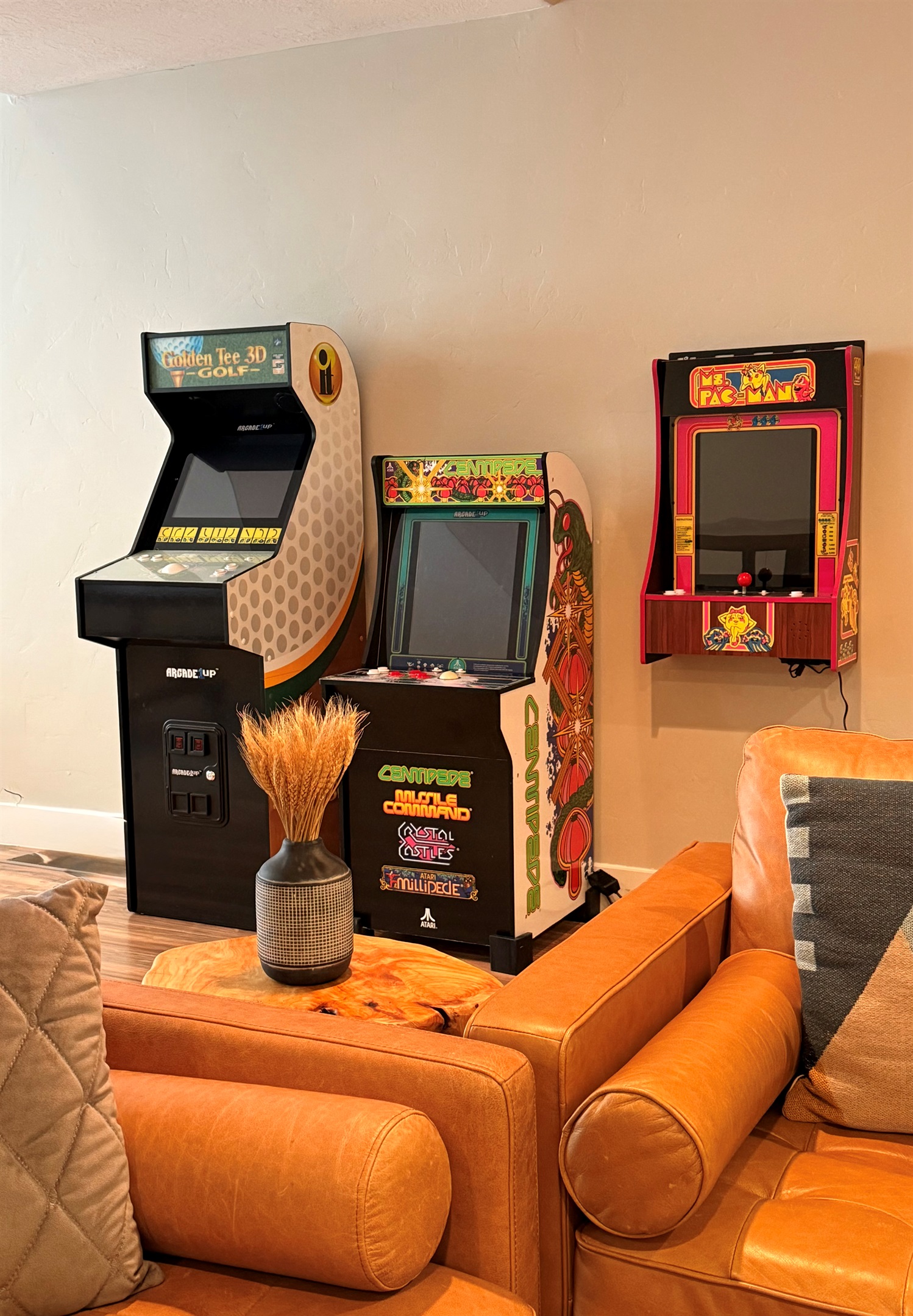 Think you can beat the kids or each other at OG Pac-Man and Centipede? Let the hours zoom by with each other!
