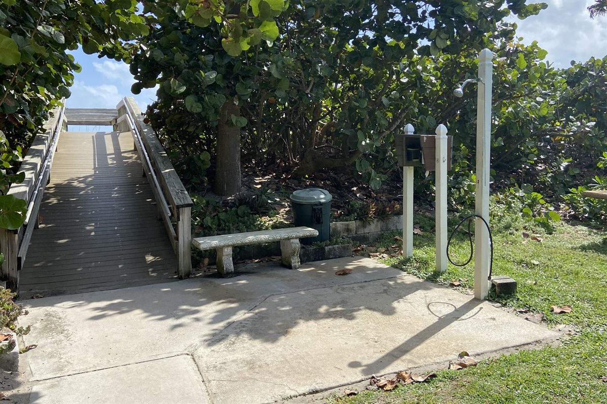 Private Beach Shower for Venture III