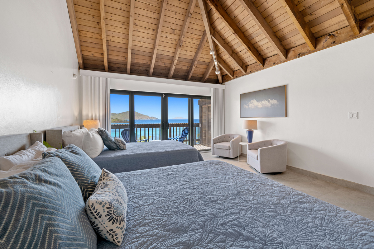 Comfortable accommodations designed for a restful island getaway.