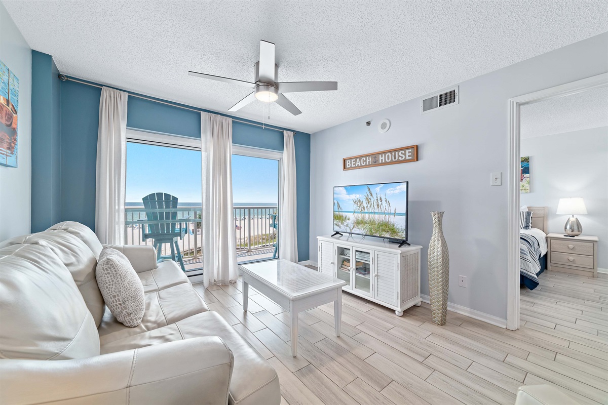 Seamless transition from living space to expansive ocean views, creating a tranquil and inviting atmosphere.