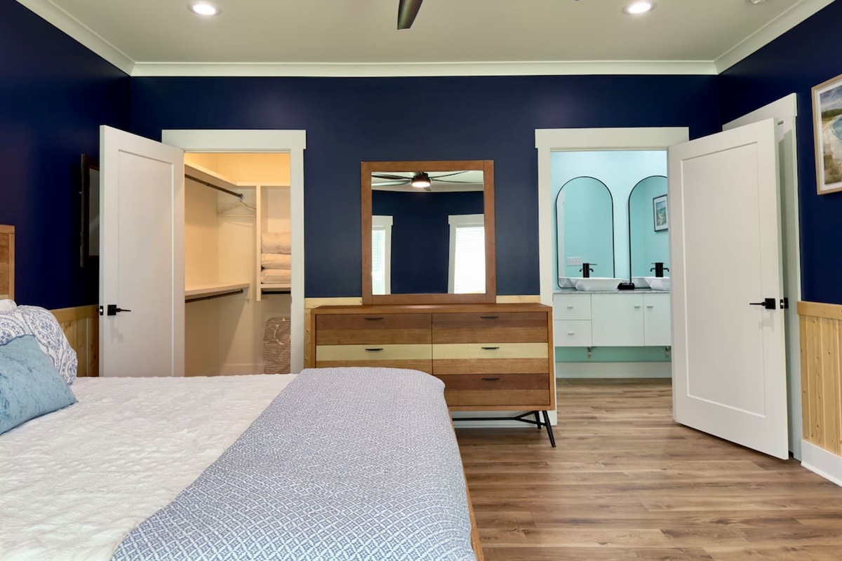 Enjoy a bold, cozy space designed with your comfort in mind.