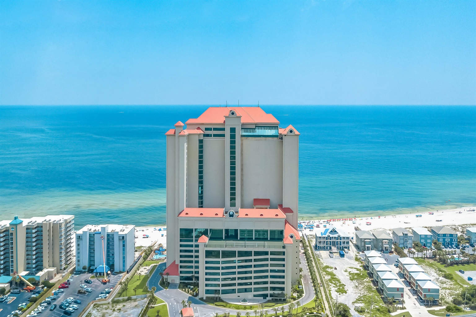 Your gateway to the Gulf! Phoenix West offers direct, private boardwalk access to the sugar-white sands of Orange Beach. Step off the property and right onto the shore for a day of sun and surf.