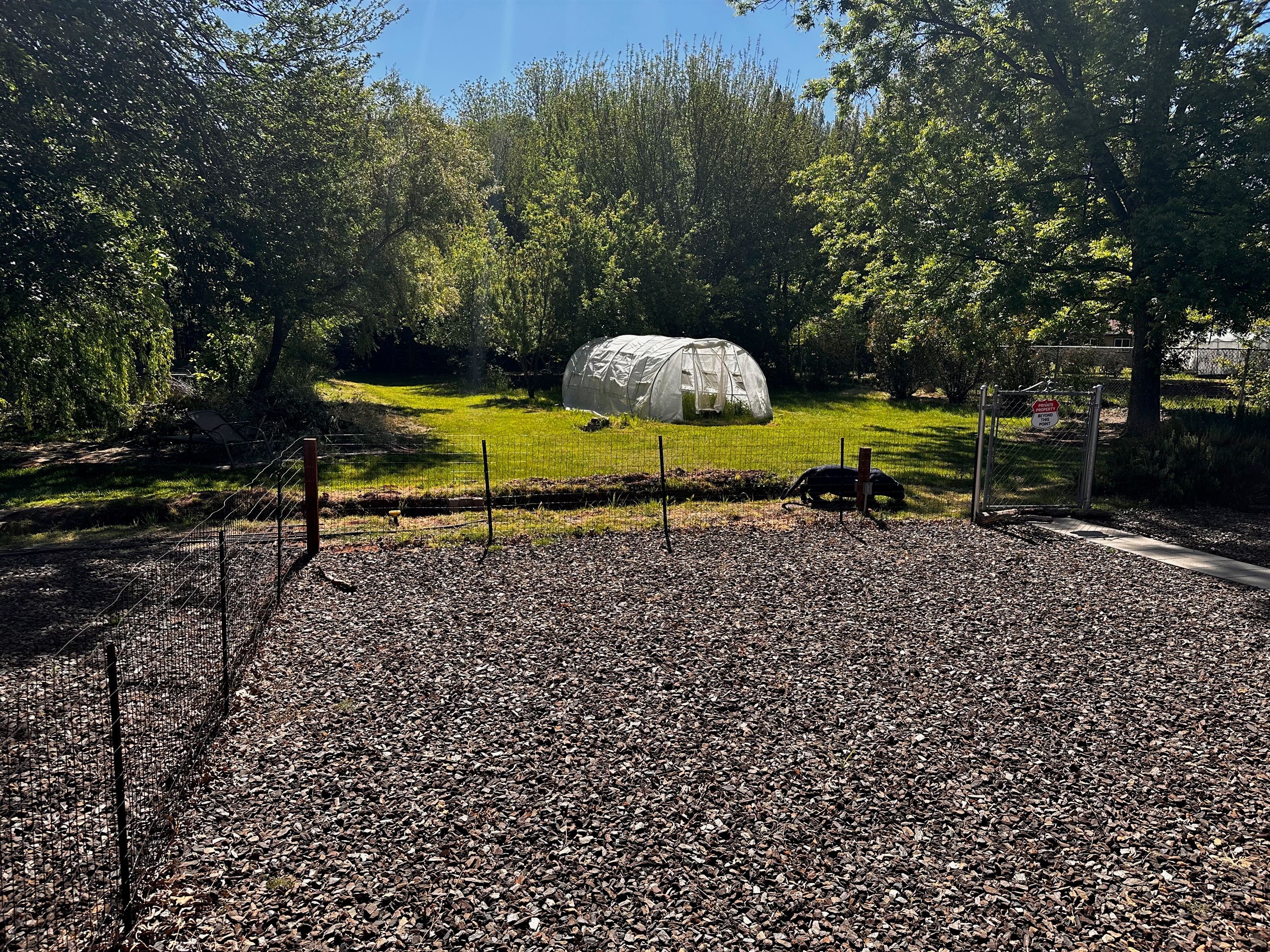 Fenced Back yard