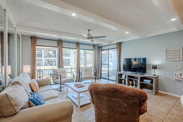 Smart TV in the living area