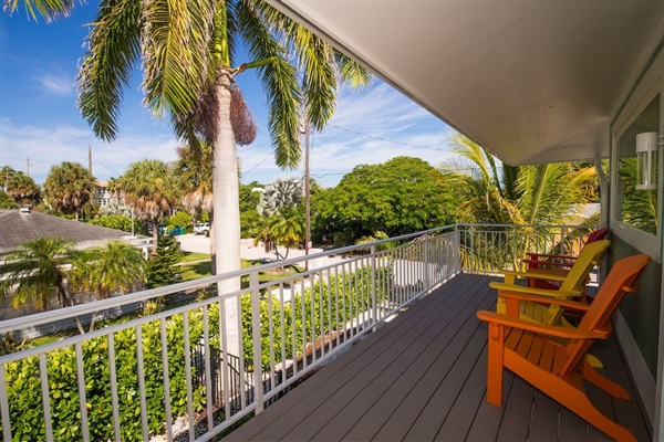 enjoy the sunsets with a glass of wine