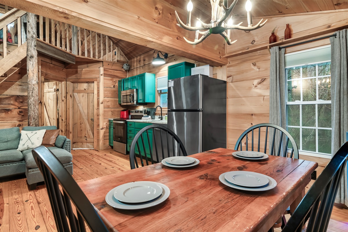 Open layout keeps everyone together