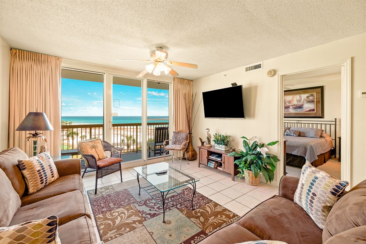 Gulf Views from living room