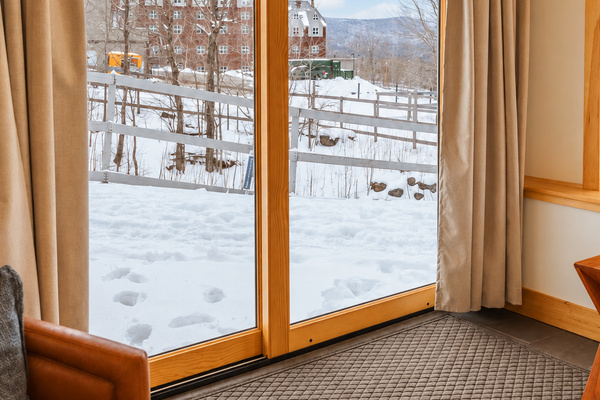 View from living room door