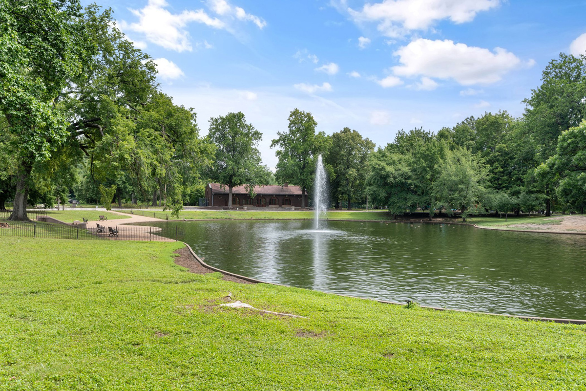 Lafayette Park is a true urban oasis with water features and wildlife in the heart of St. Louis city.