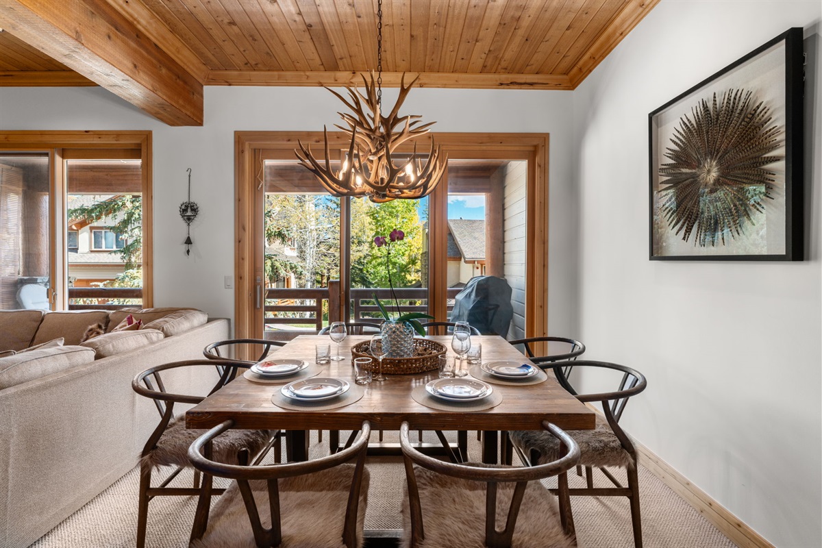 Stunning dining area and home decor
