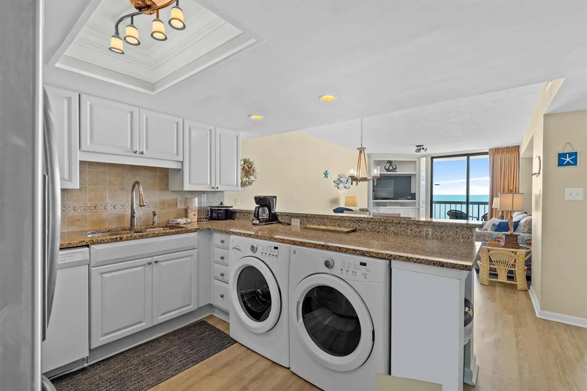 Full size washer and dryer