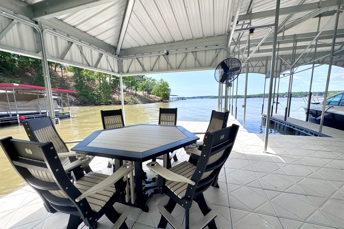 Enjoy time at the dock