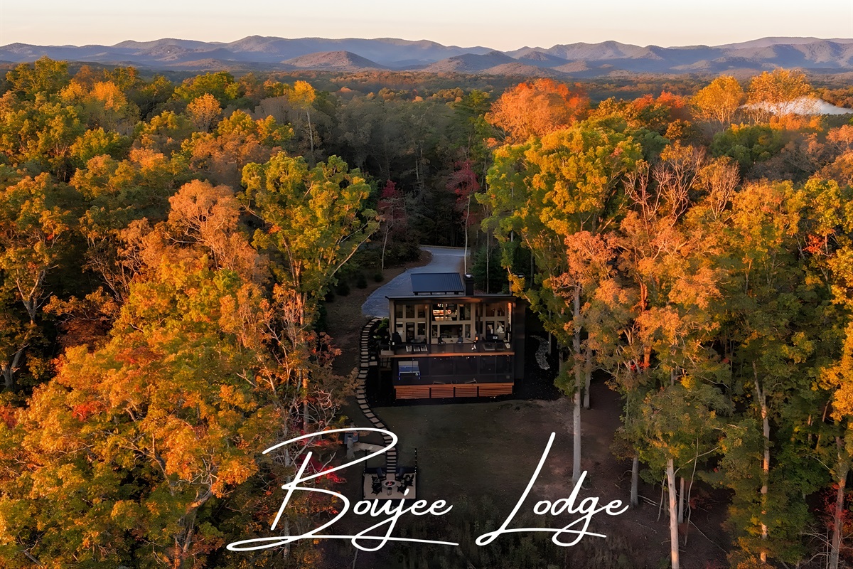 Welcome to Boujee Lodge, a harmony of luxe design and mountain living.