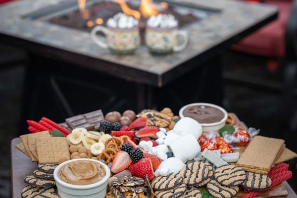 Gather around the firepit, it is the ultimate spot to unwind
(Available March-September)