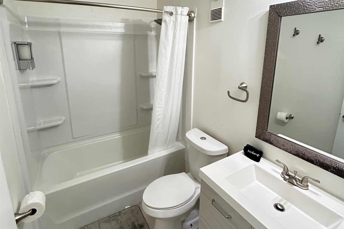 Main Bathroom off Hallway