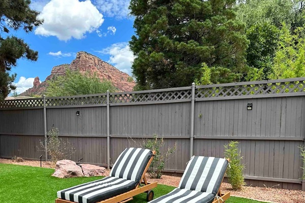 End your day with a glass of wine and a Sedona sunset!