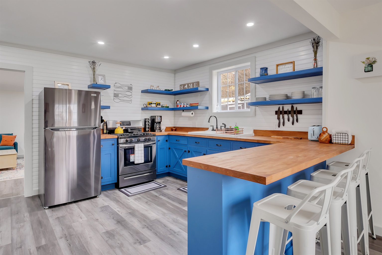 Newly remodeled kitchen