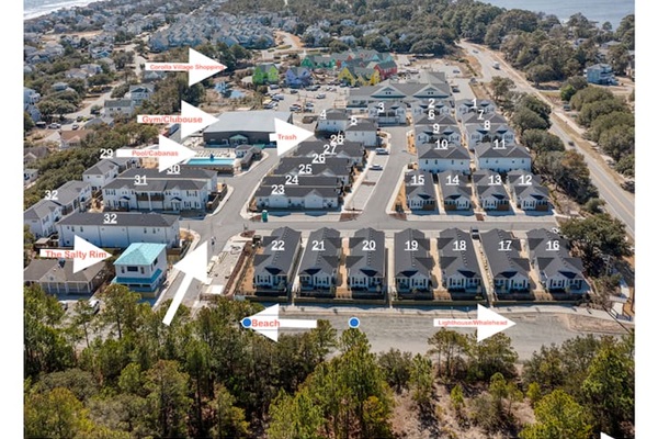Bird’s-eye view of the neighborhood layout