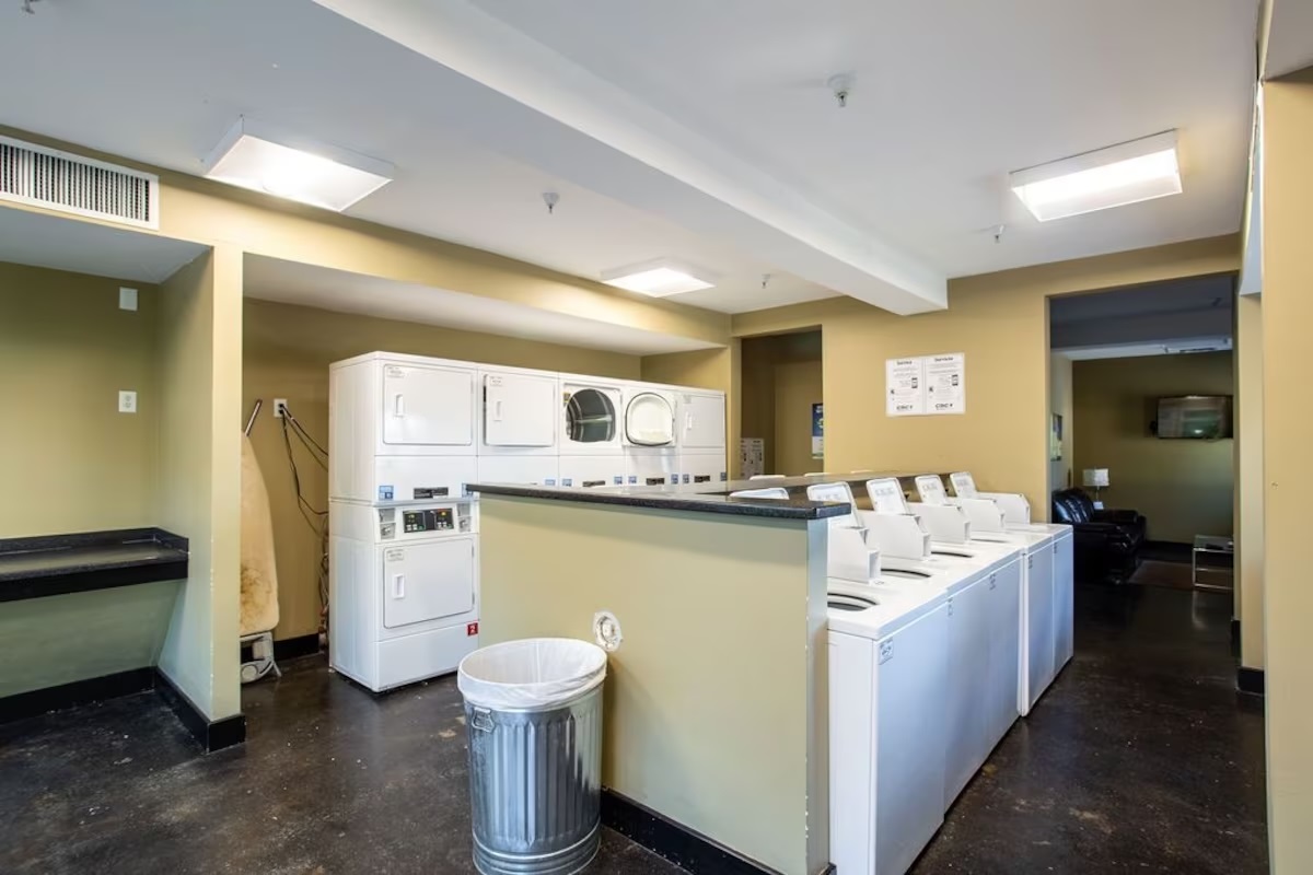 On-Site Laundry facility